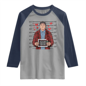 Ed Gein Valentine Meme Raglan Shirt Funny Horror Movie TS14 Sport Gray Navy Print Your Wear