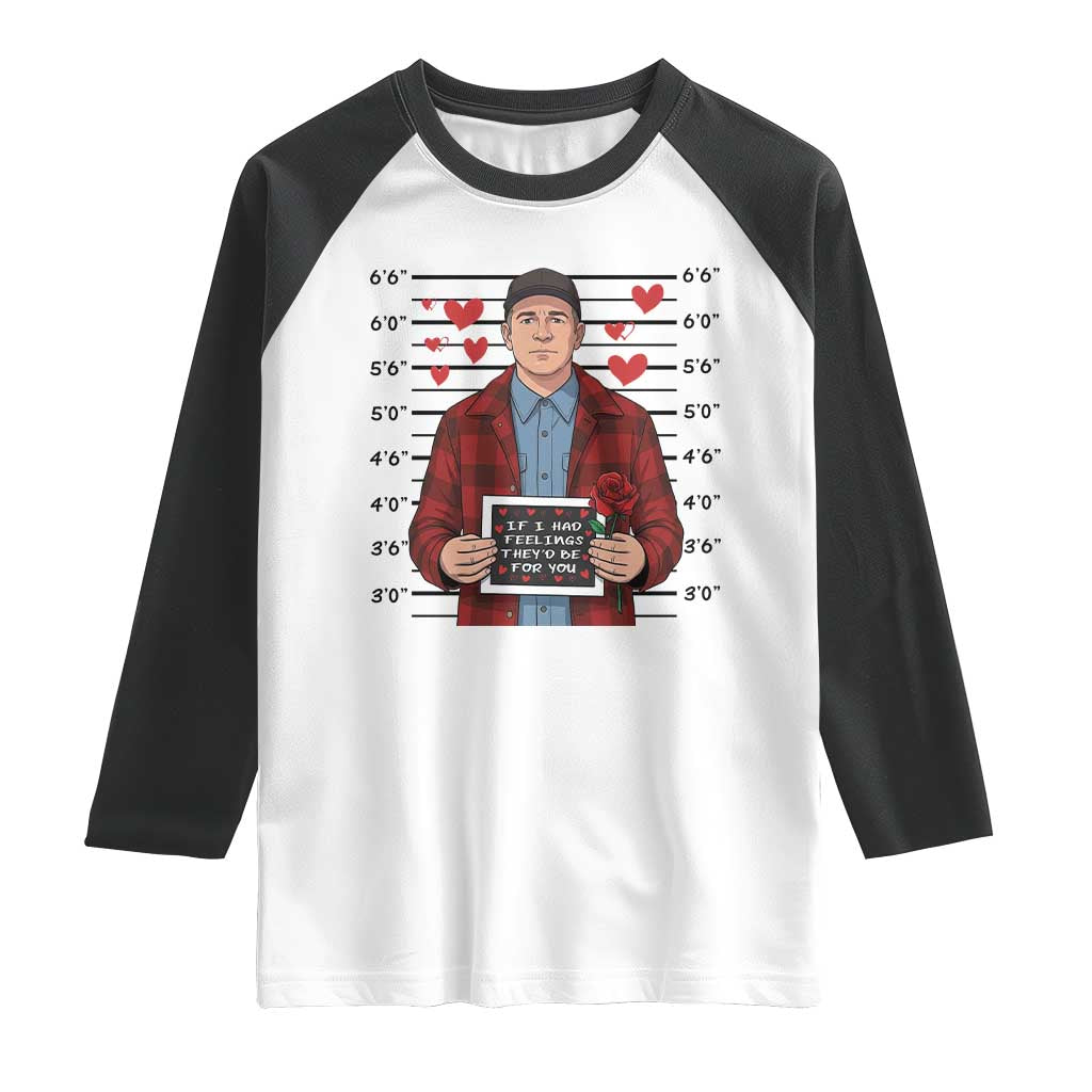 Ed Gein Valentine Meme Raglan Shirt Funny Horror Movie TS14 White Black Print Your Wear