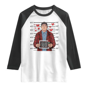 Ed Gein Valentine Meme Raglan Shirt Funny Horror Movie TS14 White Black Print Your Wear