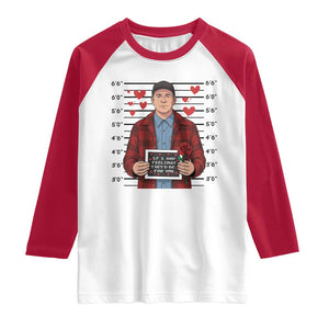 Ed Gein Valentine Meme Raglan Shirt Funny Horror Movie TS14 White Red Print Your Wear