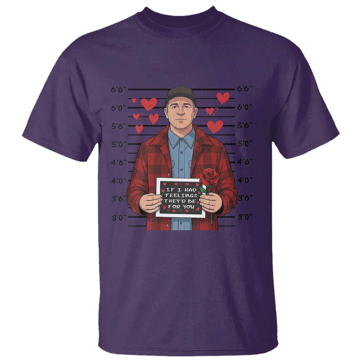 Ed Gein Valentine Meme T Shirt Funny Horror Movie TS14 Purple Print Your Wear
