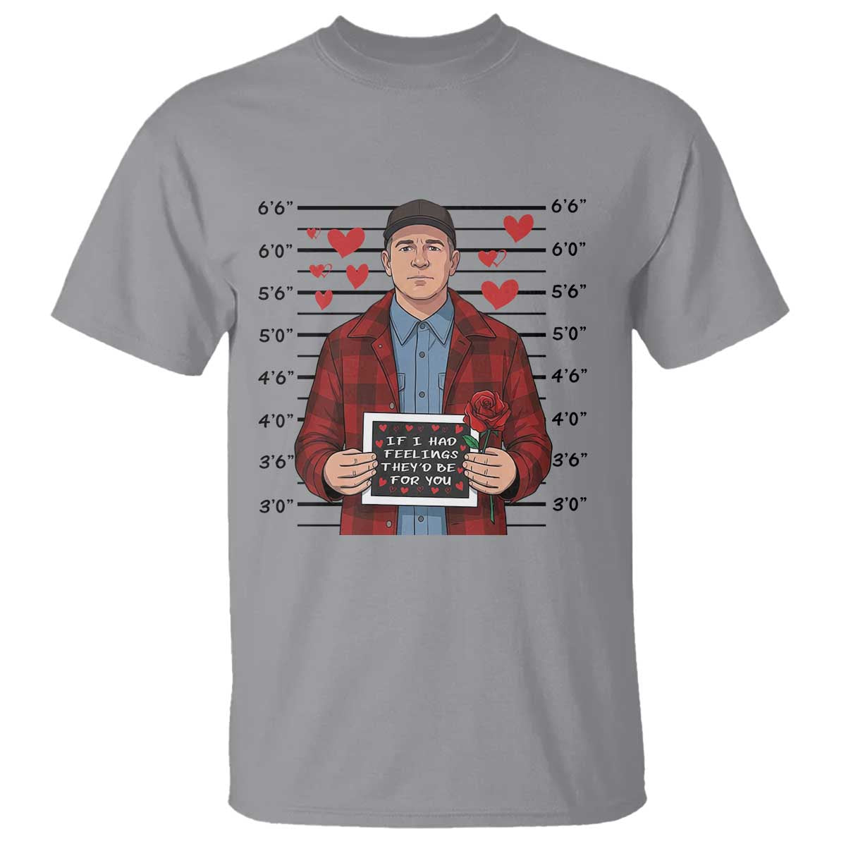 Ed Gein Valentine Meme T Shirt Funny Horror Movie TS14 Sport Gray Print Your Wear