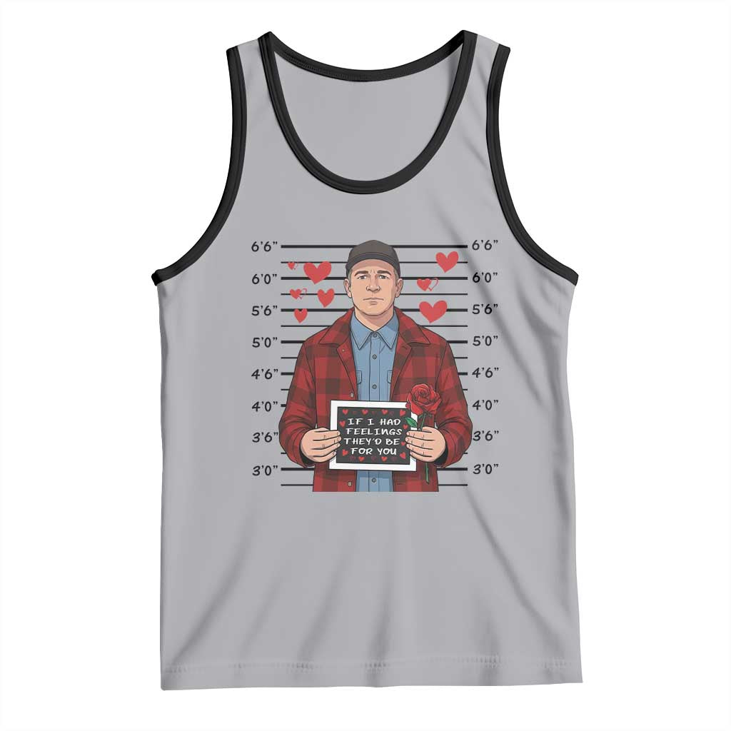 Ed Gein Valentine Meme Tank Top Funny Horror Movie TS14 Athletic Heather Black Print Your Wear