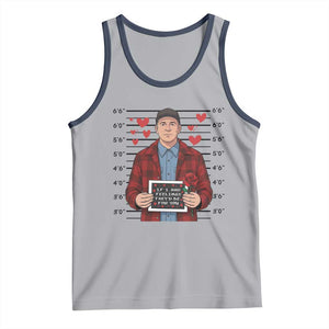 Ed Gein Valentine Meme Tank Top Funny Horror Movie TS14 Athletic Heather Navy Print Your Wear