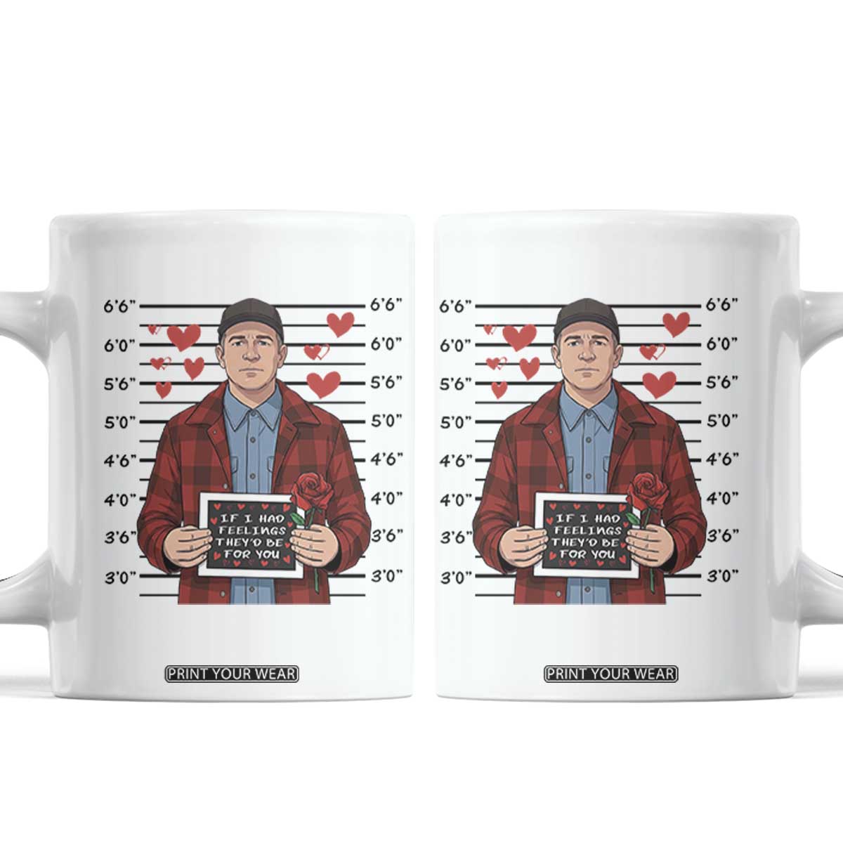 Ed Gein Valentine Meme Coffee Mug Funny Horror Movie TS14 White Print Your Wear