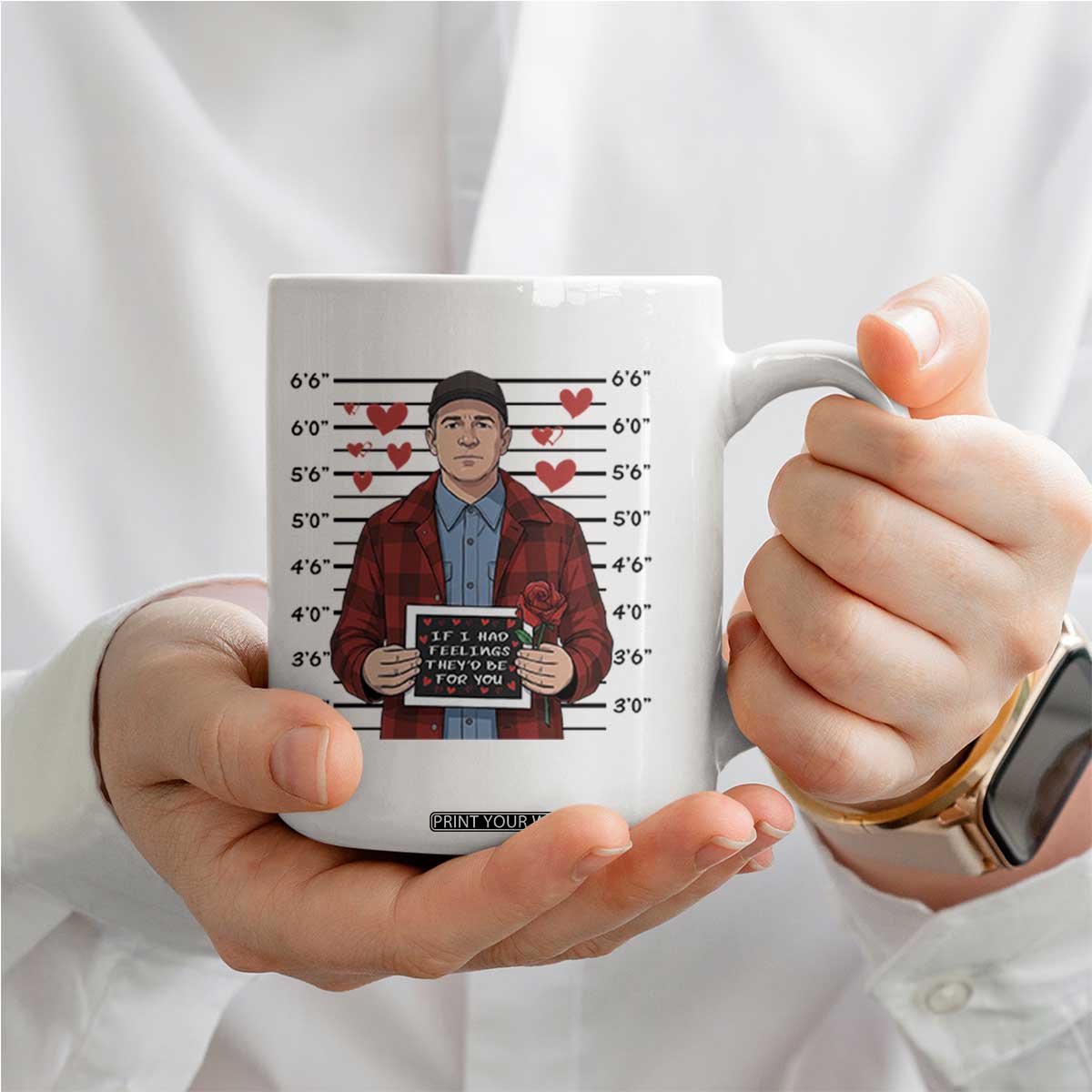 Ed Gein Valentine Meme Coffee Mug Funny Horror Movie TS14 Print Your Wear