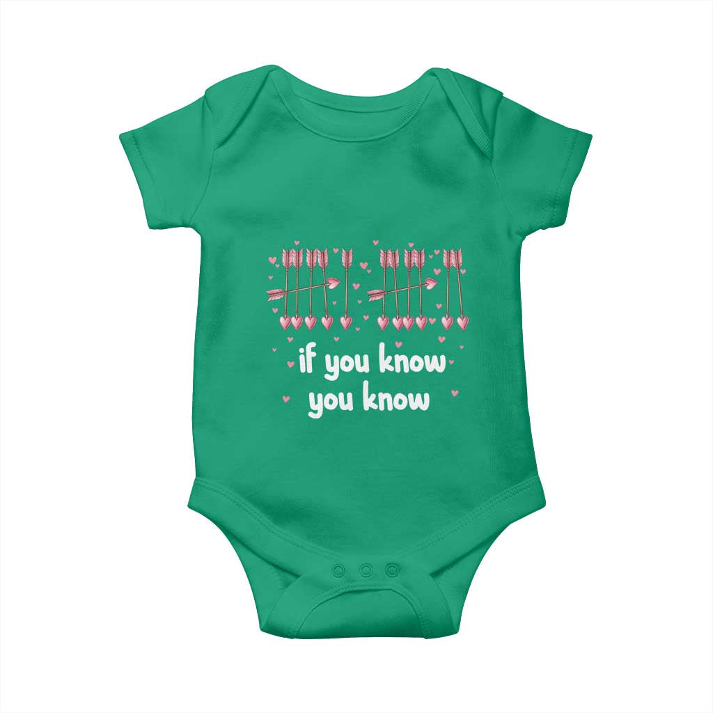 67 Valetines Meme Baby Onesie Funny Six Seven If You Know TS14 Irish Green Print Your Wear