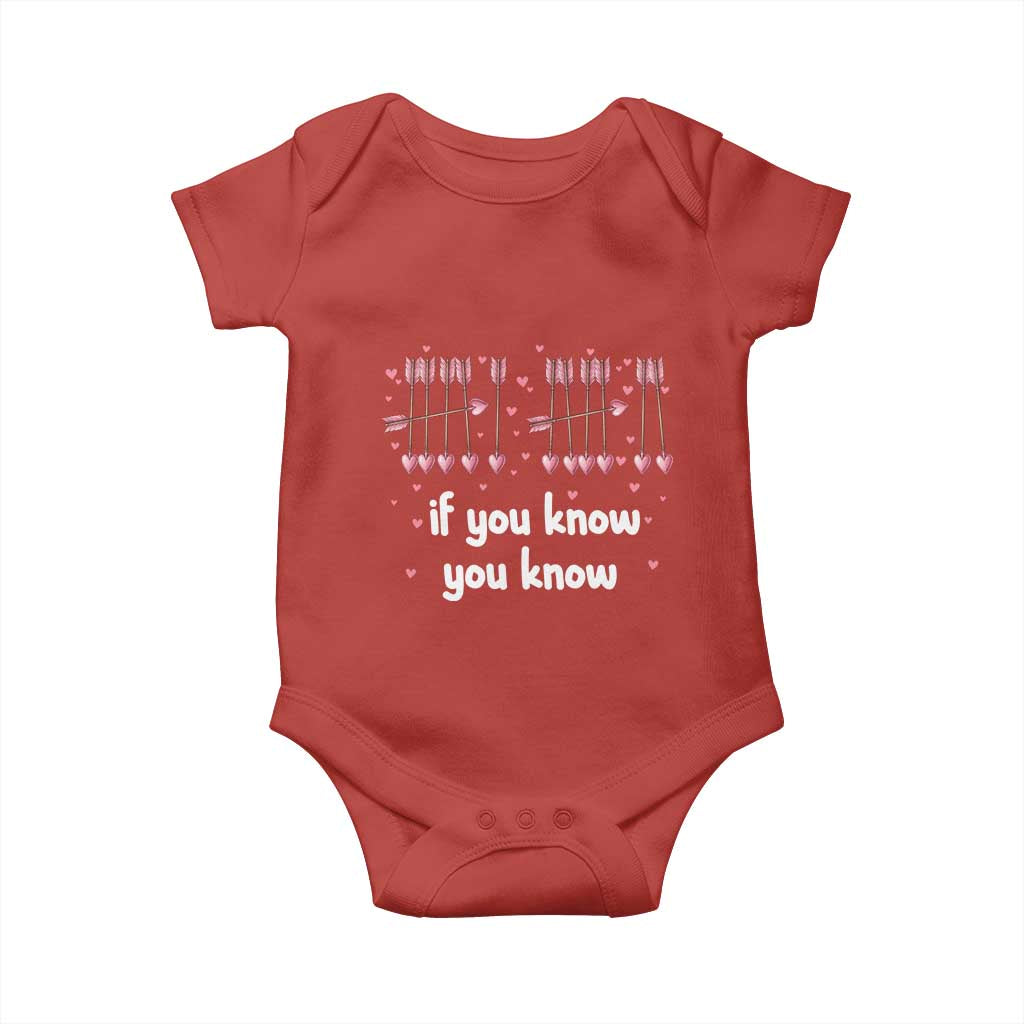 67 Valetines Meme Baby Onesie Funny Six Seven If You Know TS14 Red Print Your Wear