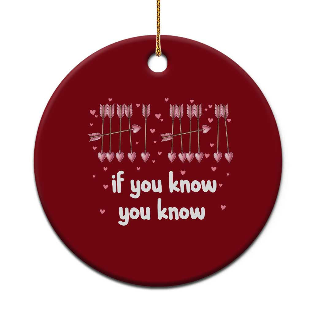 67 Valetines Meme Ceramic Ornament Funny Six Seven If You Know TS14 1pc Red Print Your Wear