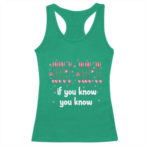 67 Valetines Meme Racerback Tank Top Funny Six Seven If You Know TS14 Irish Green Print Your Wear