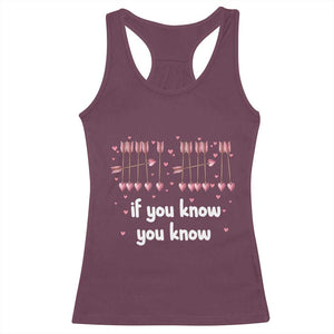 67 Valetines Meme Racerback Tank Top Funny Six Seven If You Know TS14 Maroon Print Your Wear