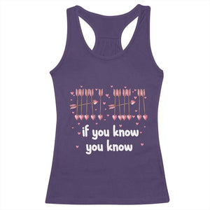 67 Valetines Meme Racerback Tank Top Funny Six Seven If You Know TS14 Purple Print Your Wear