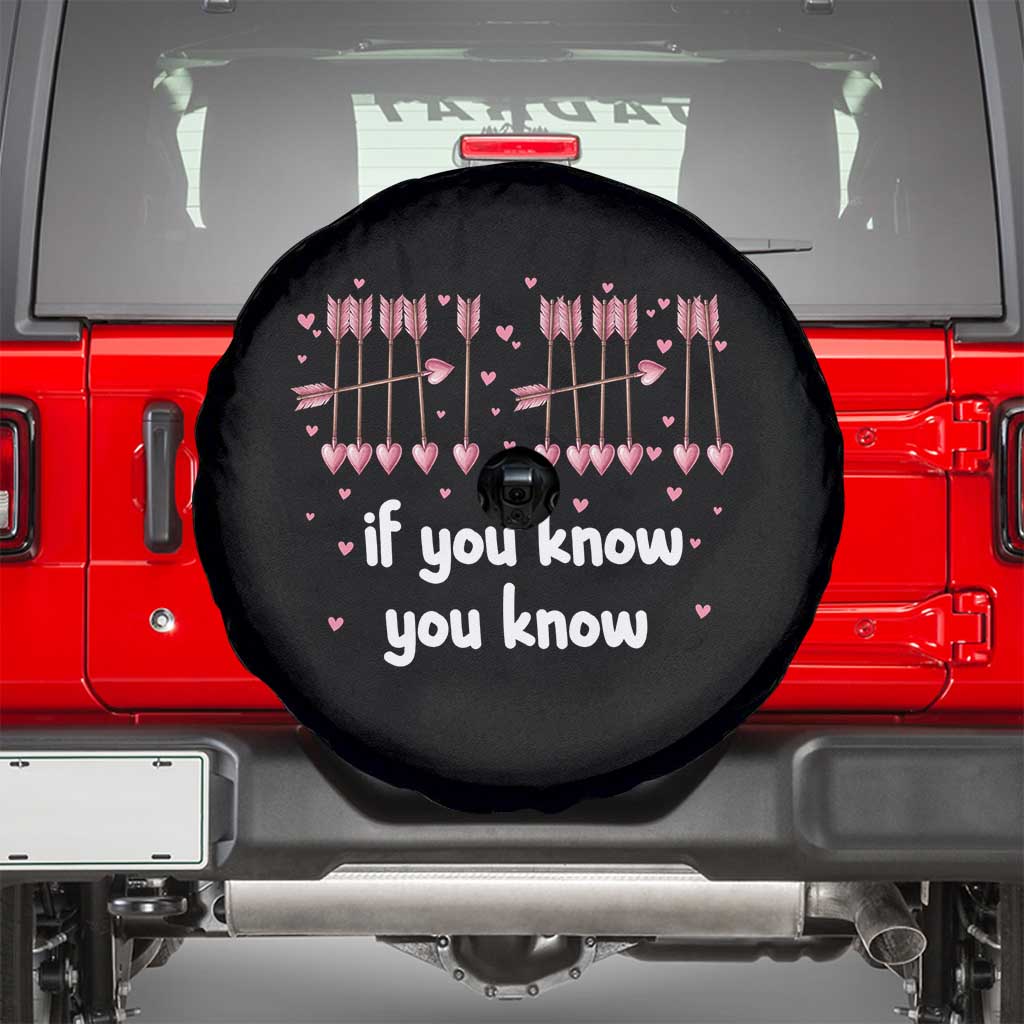 67 Valetines Meme Spare Tire Cover Funny Six Seven If You Know TS14 Black Print Your Wear
