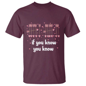 67 Valetines Meme T Shirt Funny Six Seven If You Know TS14 Maroon Print Your Wear
