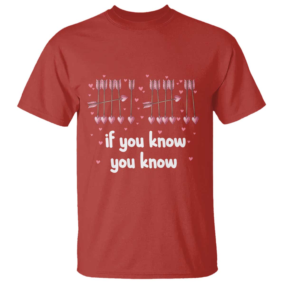 67 Valetines Meme T Shirt Funny Six Seven If You Know TS14 Red Print Your Wear