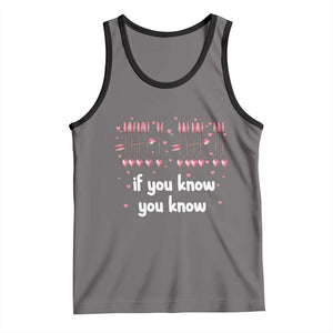 67 Valetines Meme Tank Top Funny Six Seven If You Know TS14 Deep Heather Black Print Your Wear