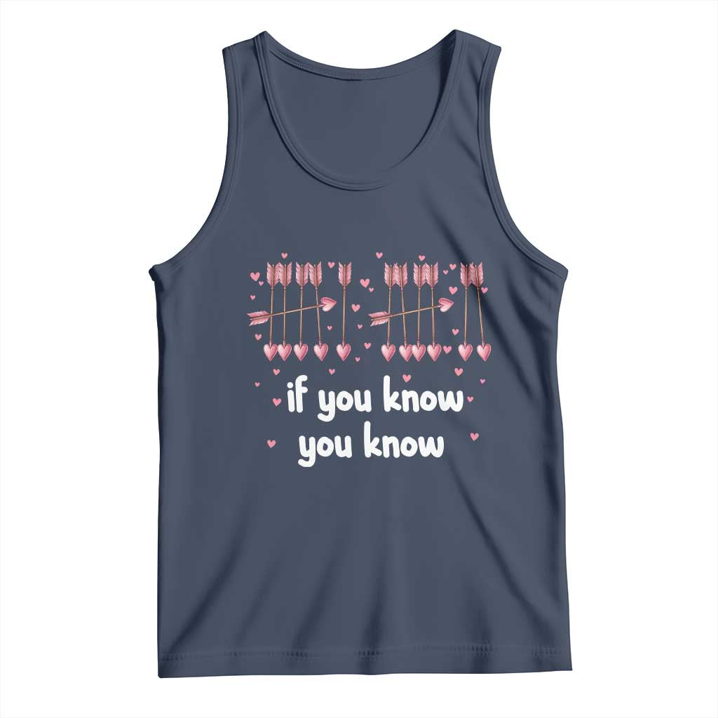 67 Valetines Meme Tank Top Funny Six Seven If You Know TS14 Navy Print Your Wear