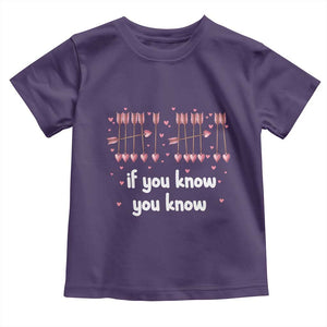 67 Valetines Meme Toddler T Shirt Funny Six Seven If You Know TS14 Purple Print Your Wear