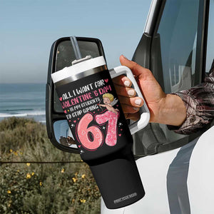 67 Valetines Meme Tumbler With Handle Funny Teacher Sayings Six Seven TS14 Print Your Wear