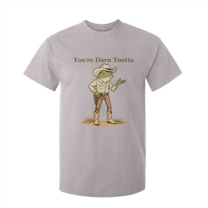 You're Darn Tootin T Shirt For Kid Funny Cowboy Frog Meme TS14 Ice Gray Print Your Wear