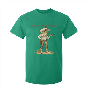 You're Darn Tootin T Shirt For Kid Funny Cowboy Frog Meme TS14 Irish Green Print Your Wear