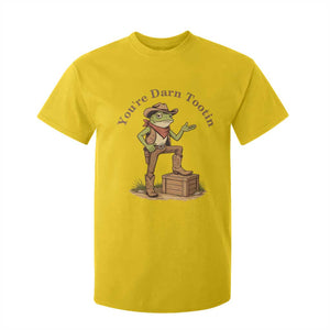 You're Darn Tootin T Shirt For Kid Funny Cowboy Frog Sarcastic Meme TS14 Daisy Print Your Wear