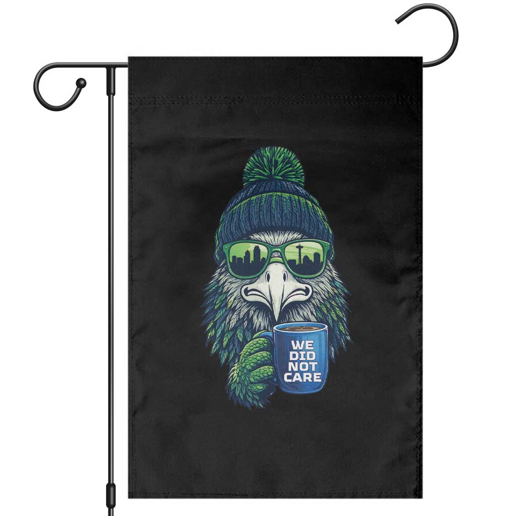 We Did Not Care Garden Flag Seattle Championship Quote TS14 Black Print Your Wear