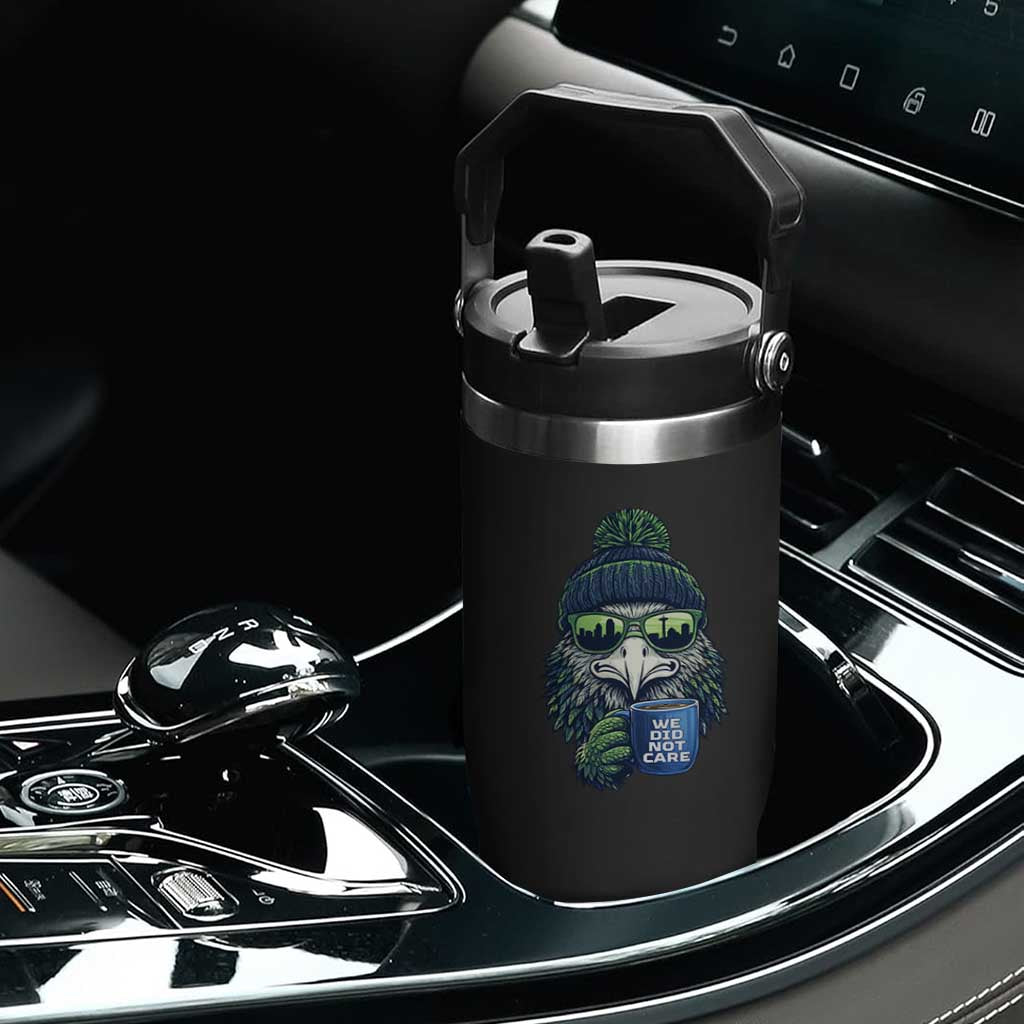 We Did Not Care Flip Straw Tumbler Seattle Championship Quote TS14 Print Your Wear