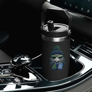 We Did Not Care Flip Straw Tumbler Seattle Championship Quote TS14 Print Your Wear