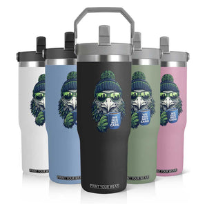 We Did Not Care Flip Straw Tumbler Seattle Championship Quote TS14 Print Your Wear