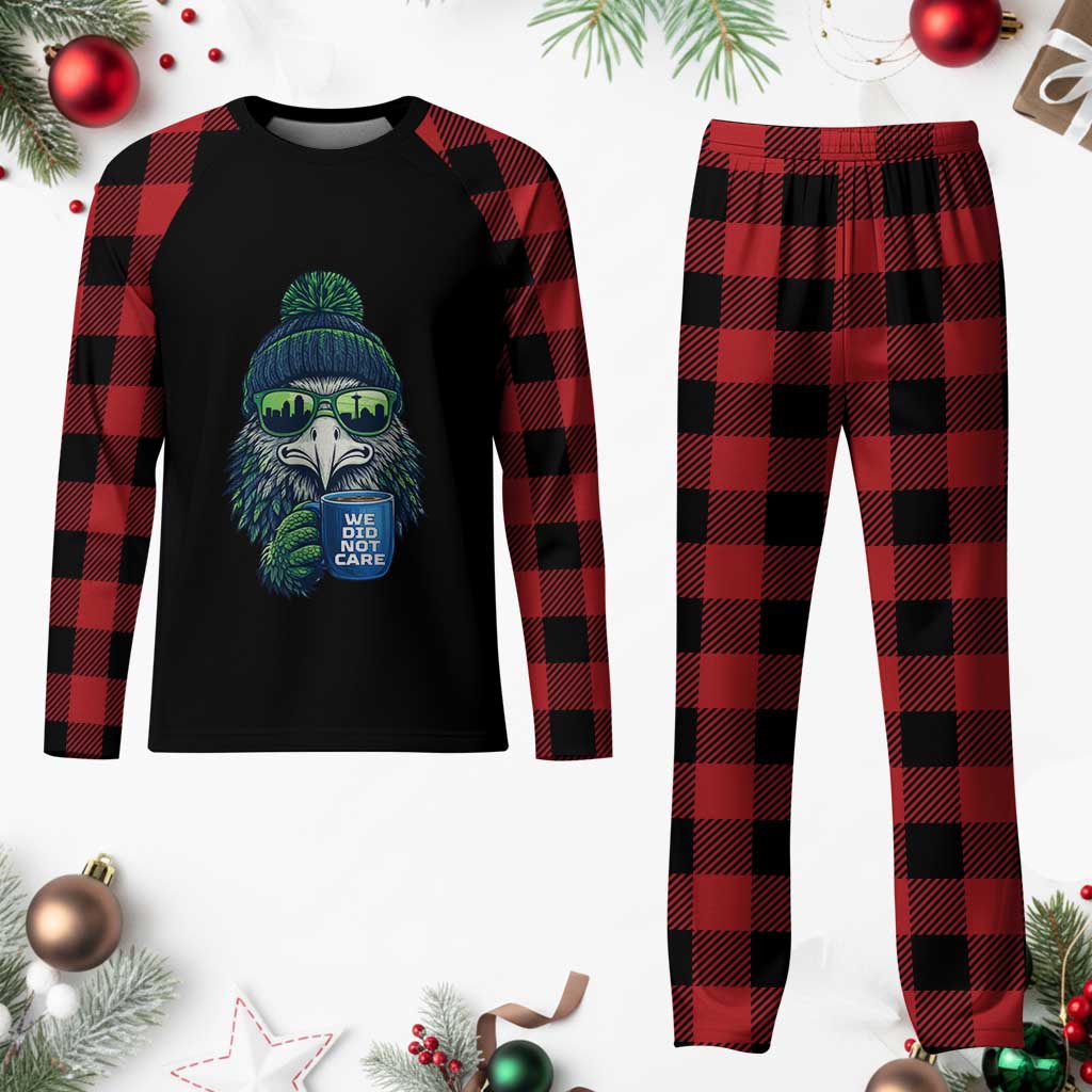 We Did Not Care Plaid Pajama Set Seattle Championship Quote TS14 Buffalo Plaid Print Your Wear