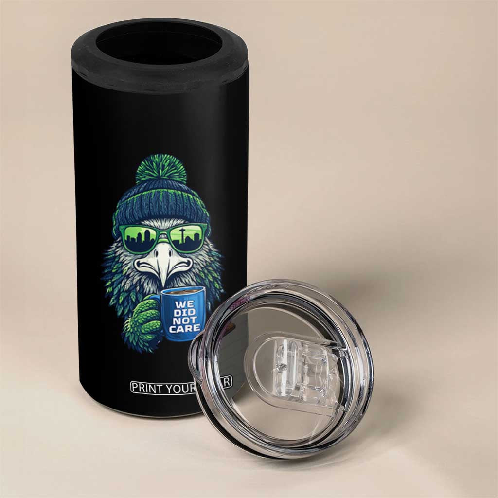 We Did Not Care 4 in 1 Can Cooler Tumbler Seattle Championship Quote TS14 Print Your Wear
