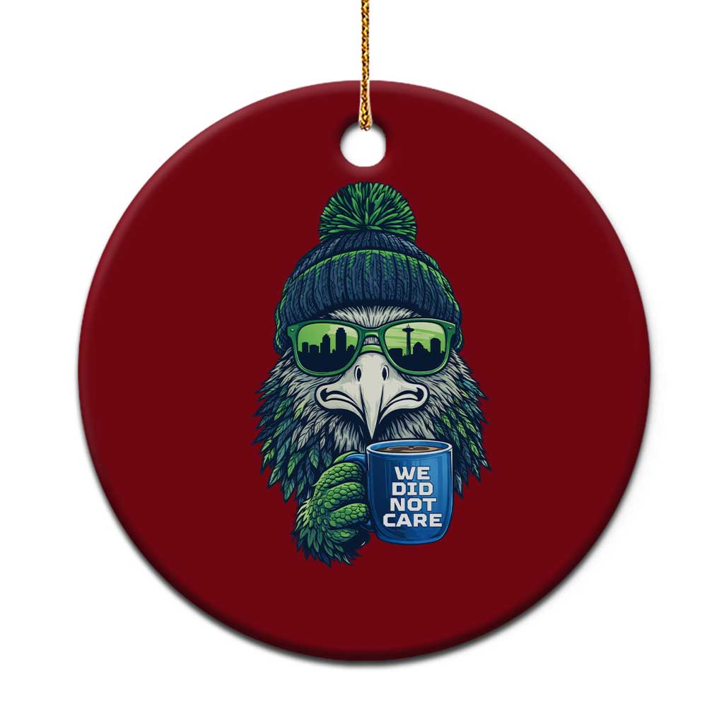 We Did Not Care Ceramic Ornament Seattle Championship Quote TS14 1pc Red Print Your Wear
