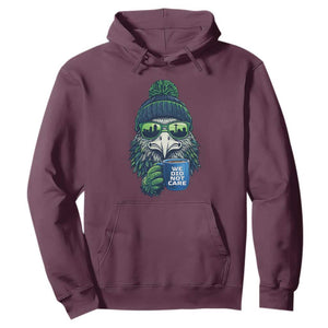 We Did Not Care Hoodie Seattle Championship Quote TS14 Maroon Print Your Wear
