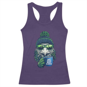 We Did Not Care - Racerback Tank Top - Seattle Championship Quote TS14 Purple Print Your Wear