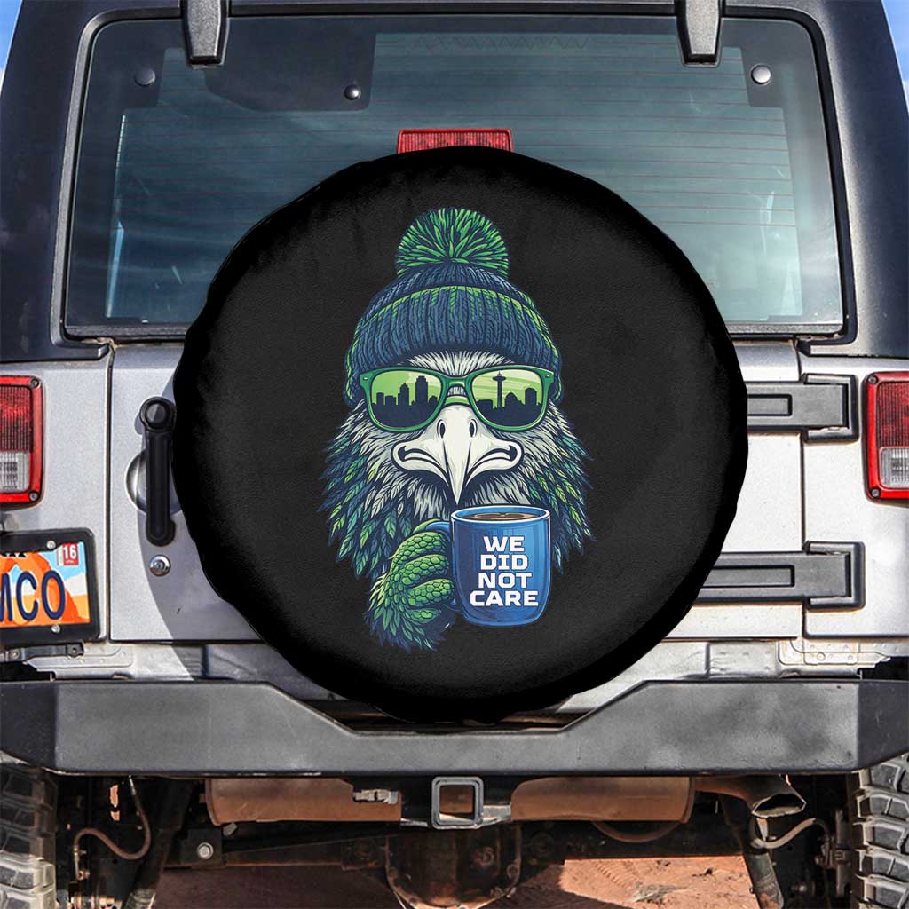 We Did Not Care Spare Tire Cover Seattle Championship Quote TS14 No hole Black Print Your Wear