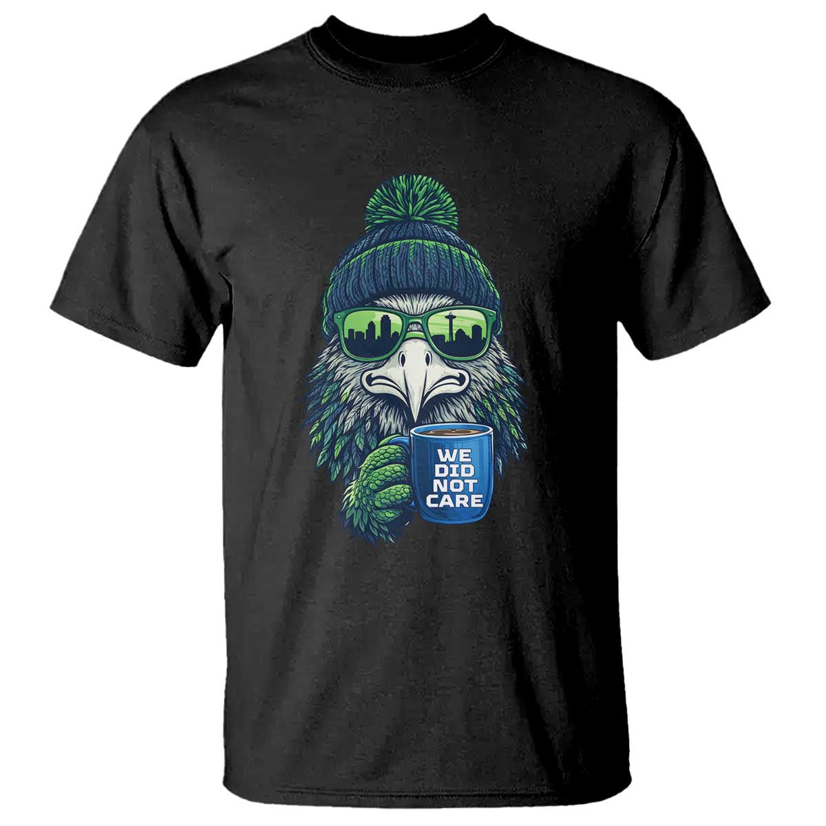 We Did Not Care T Shirt - Seattle Championship Quote TS14 Black Print Your Wear