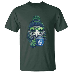 We Did Not Care T Shirt - Seattle Championship Quote TS14 Dark Forest Green Print Your Wear