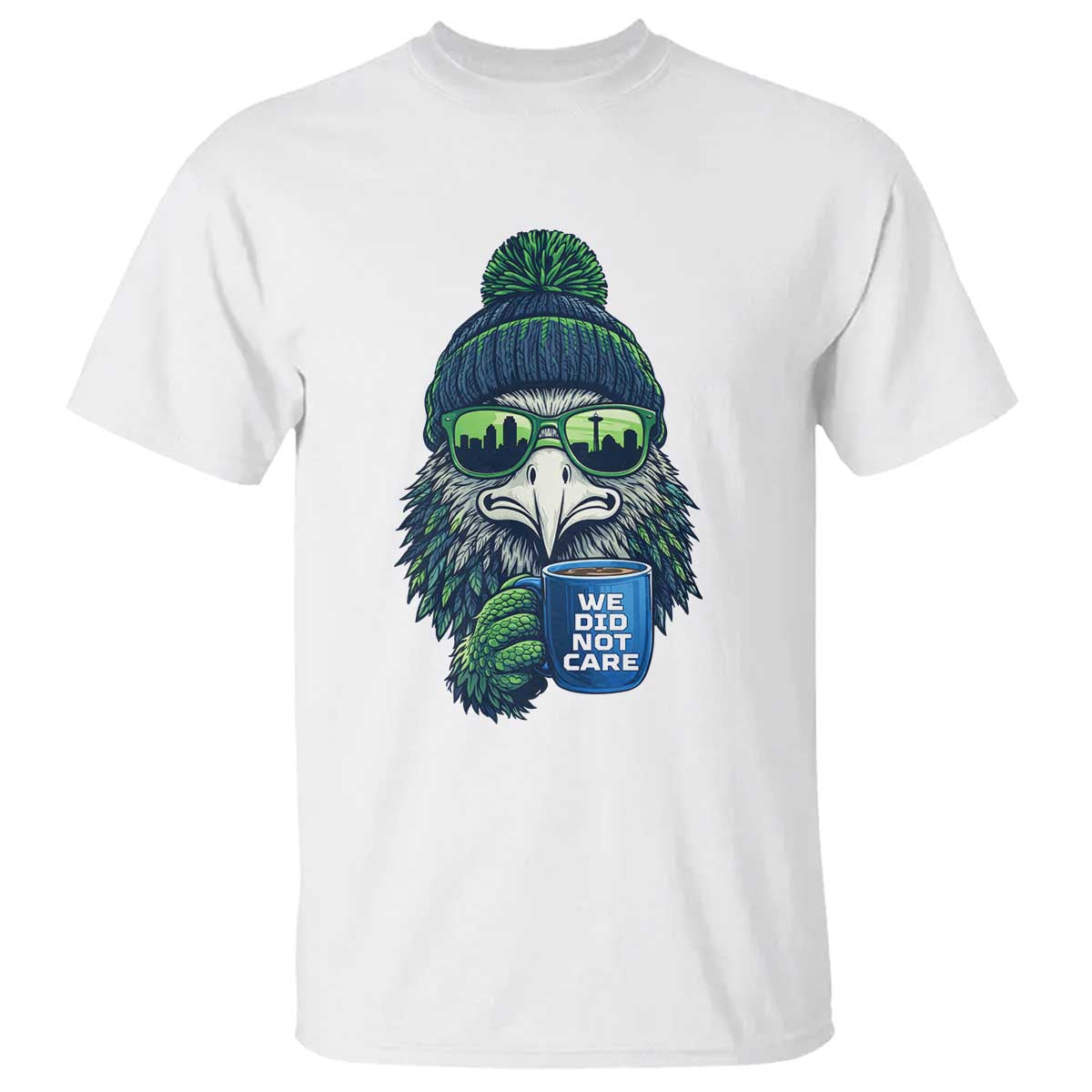 We Did Not Care T Shirt - Seattle Championship Quote TS14 White Print Your Wear