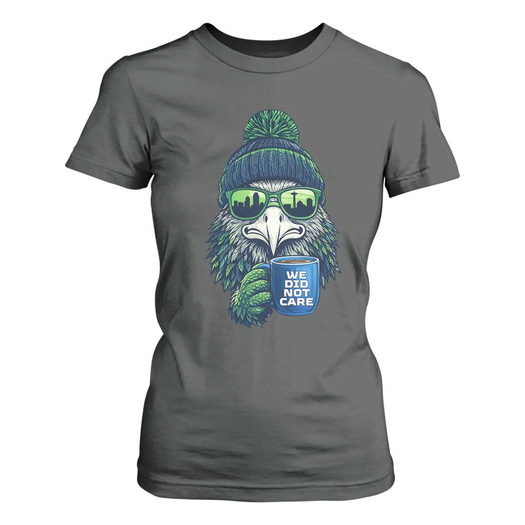 We Did Not Care T Shirt For Women - Seattle Championship Quote TS14 Dark Heather Print Your Wear