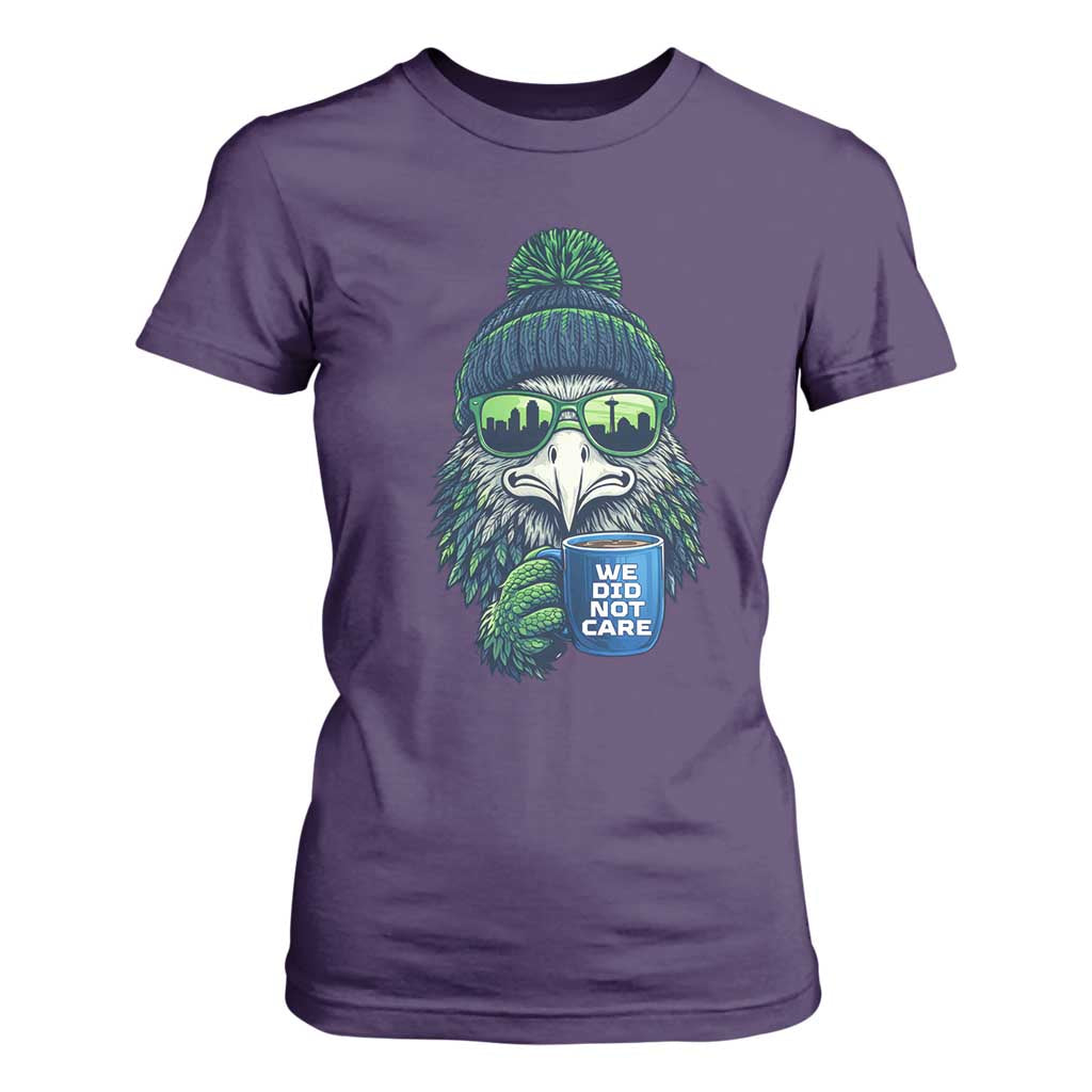 We Did Not Care T Shirt For Women - Seattle Championship Quote TS14 Purple Print Your Wear