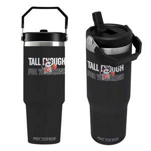 Tall Enough For Your Shins Flip Straw Tumbler Funny Possum Boxing Meme TS14 One Size: 30 oz Black Print Your Wear