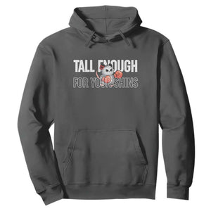 Tall Enough For Your Shins Hoodie Funny Possum Boxing Meme TS14 Dark Heather Print Your Wear