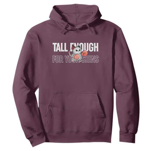 Tall Enough For Your Shins Hoodie Funny Possum Boxing Meme TS14 Maroon Print Your Wear