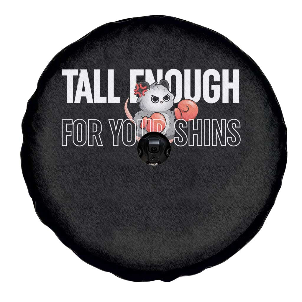 Tall Enough For Your Shins Spare Tire Cover Funny Possum Boxing Meme TS14 Print Your Wear