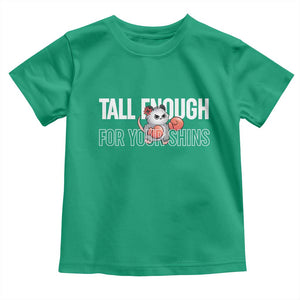 Tall Enough For Your Shins Toddler T Shirt Funny Possum Boxing Meme TS14 Irish Green Print Your Wear