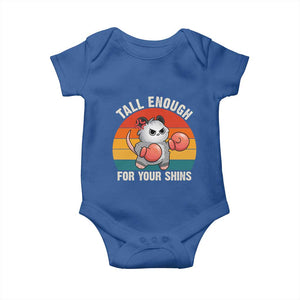 Tall Enough For Your Shins Baby Onesie Funny Possum Meme TS14 Royal Blue Print Your Wear