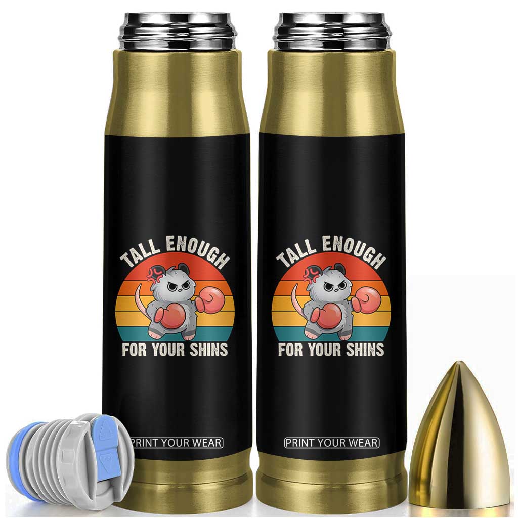 Tall Enough For Your Shins Bullet Tumbler Funny Possum Meme TS14 Black Print Your Wear