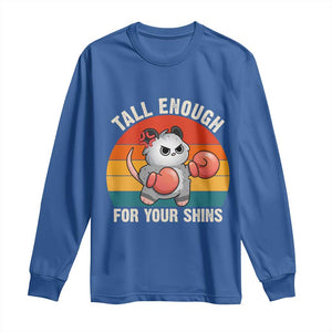 Tall Enough For Your Shins Long Sleeve Shirt Funny Possum Meme TS14 Royal Blue Print Your Wear