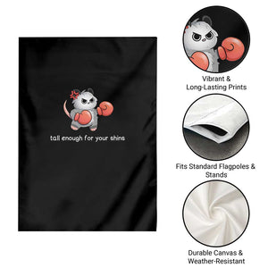 Tall Enough For Your Shins Garden Flag Funny Possum Sarcastic Meme TS14 Print Your Wear
